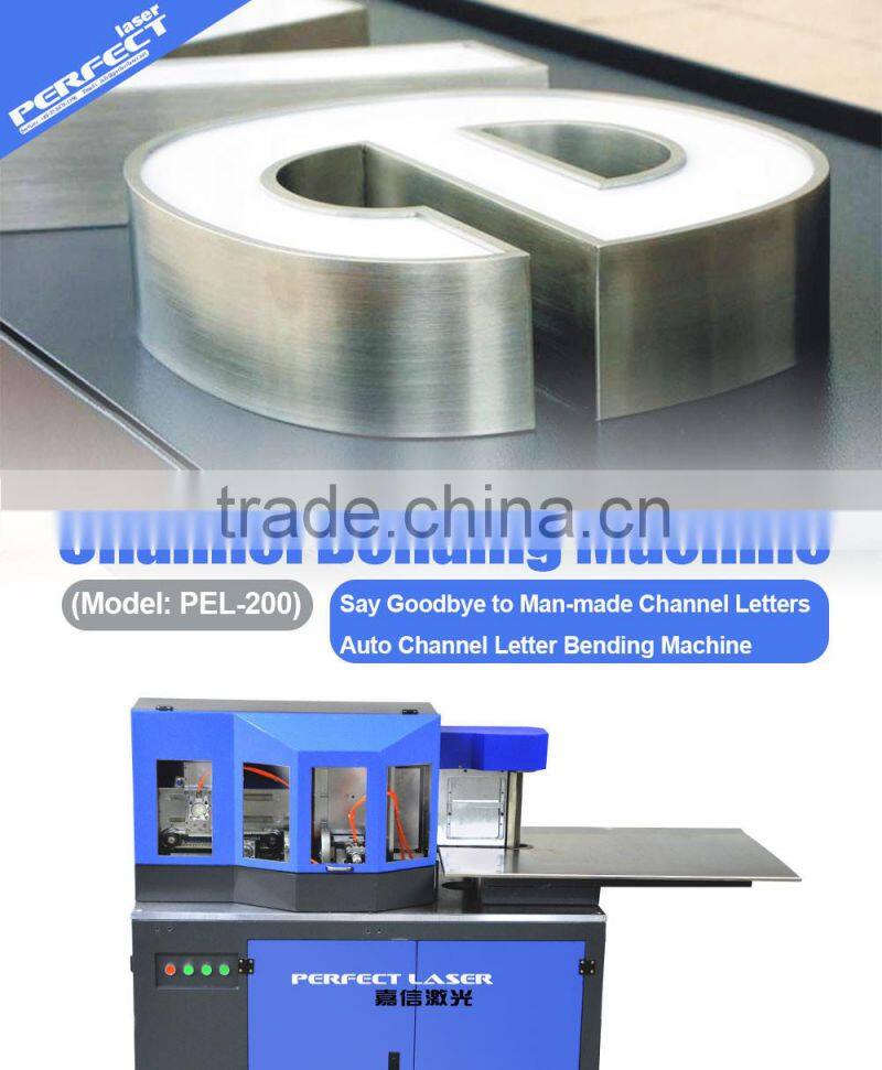 CE certified Automatic Aluminum PEL-100 channel letter bending machine