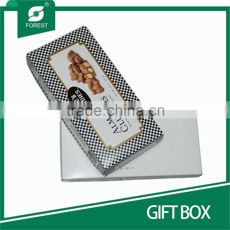 2 PIECES CARDBOARD CARTON GIFT PACKAGING BOXES FOR CANDYS