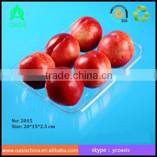 Recyclable Eco-friendly Disposable PET Vegetable Tray