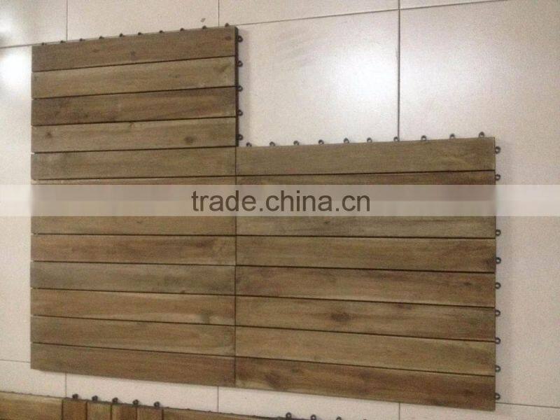 Outdoor decking, wood tiles, DIY tiles, wood flooring