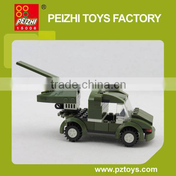 PEIZHI 3 In1 Hot Sale Educational Transformable robot Plastic Toys Building Blocks
