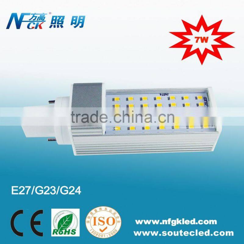 7W G24 LED PL Lamp for Replacing CFL