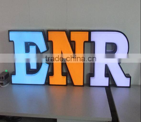 3d blister led illuminated letter custom as picture