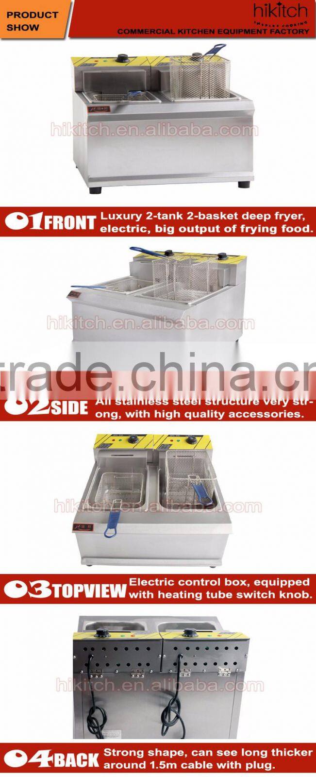 Desktop deep fryer electric steak chicken fryer fast food cooking equipment