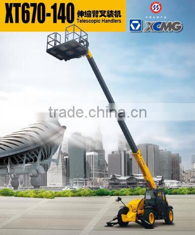 XCMG XT670-140 Telescopic Handler Forklift Truck/Telescope lift handler