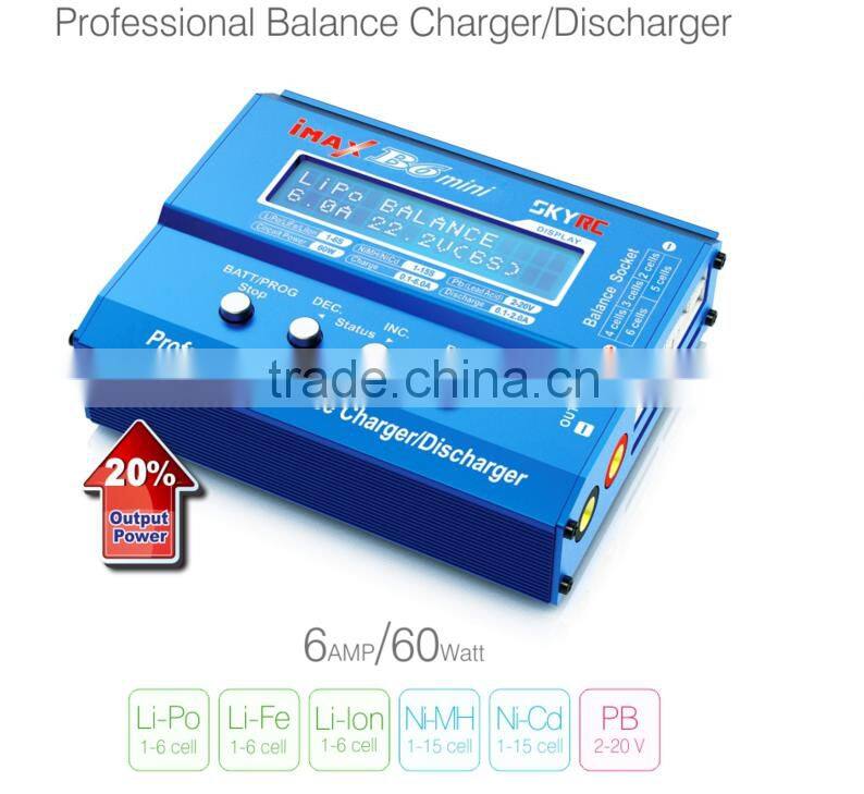 Original SKYRC Imax B6 60W Mini Professional Balance Charger with Discharger function