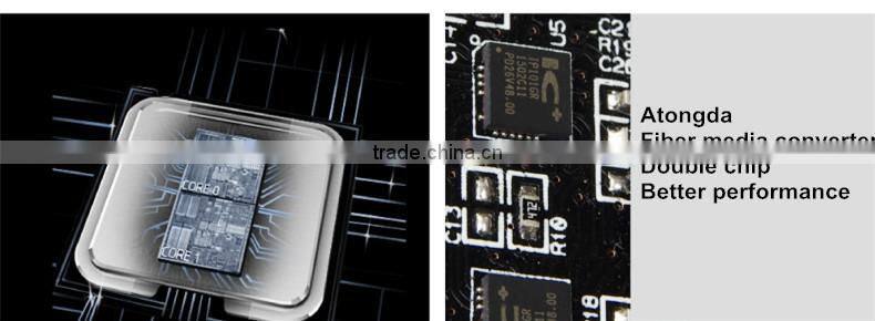 Atongda 10/100/1000Mbps 25km FC SC fiber optic to coaxial Converter