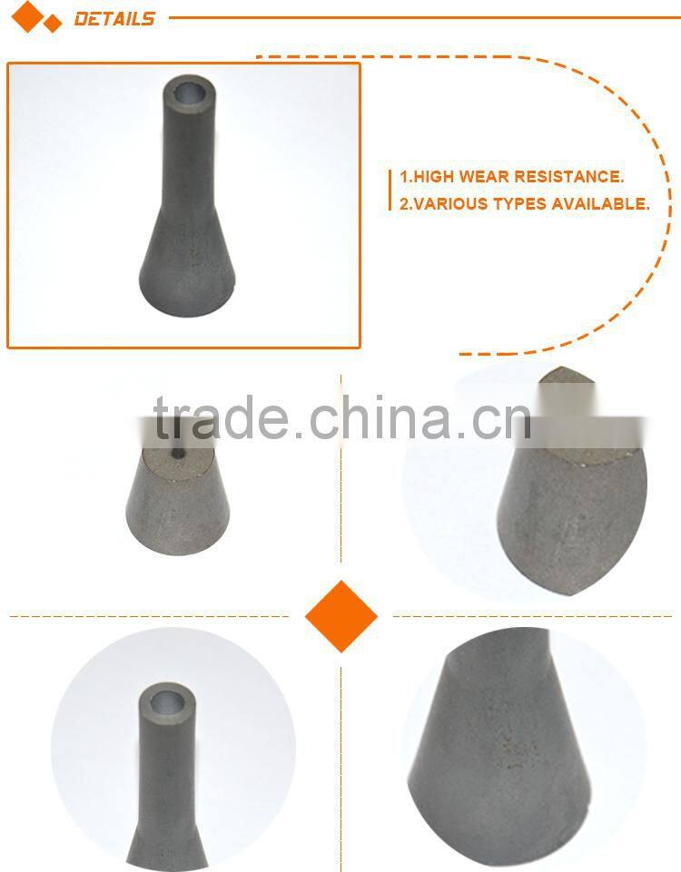 Factory High strength tungsten carbide sandblast nozzles, tungsten carbide nozzle
