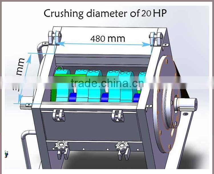 Strong factory price cost of plastic recycling machine,plastic crusher machine