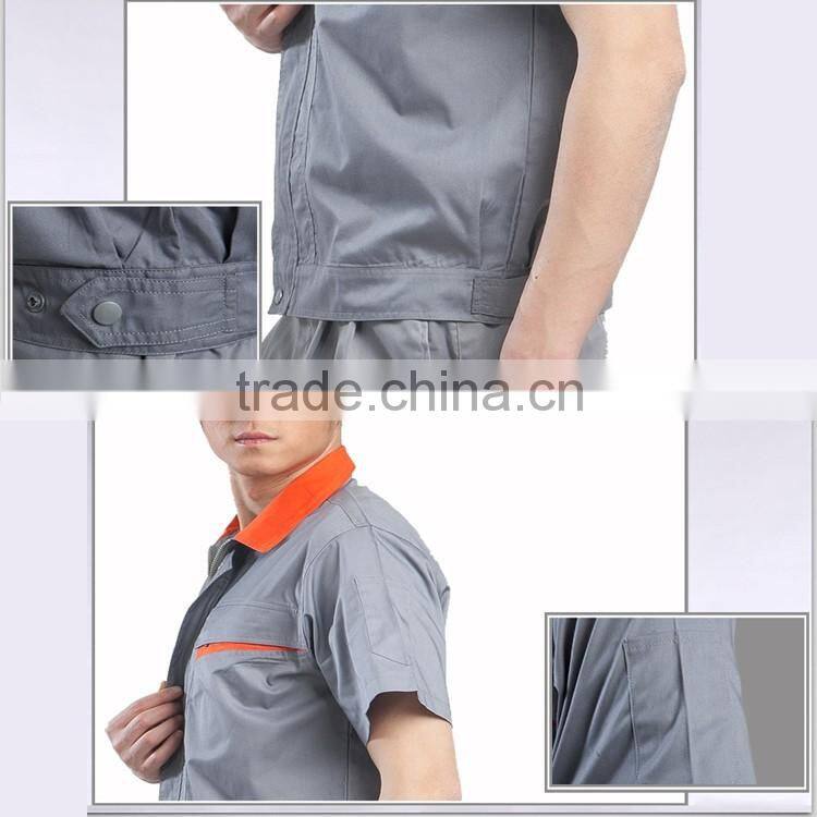 summer working clothing custom wholesale mens safety factory work clothes american workwear shirts and pants with high quality