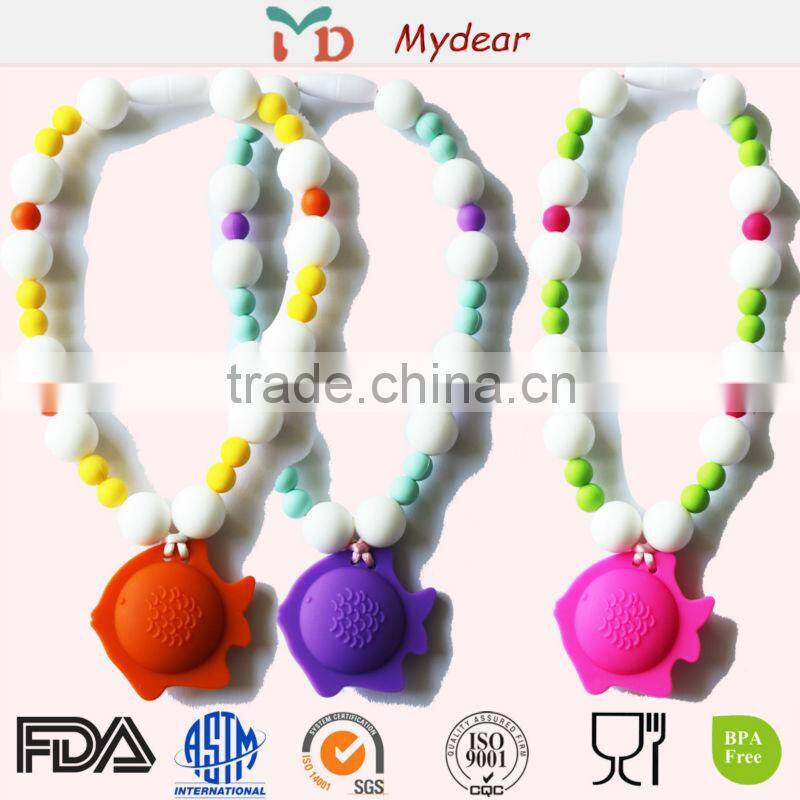 Wholesale Silicone Bead Baby Holder Chain Baby Pacifier Chain