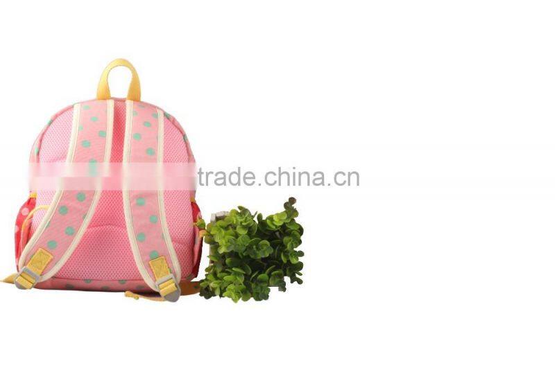 Breathable amd Bright Cotton Material Durable Girls and Boys School Bag