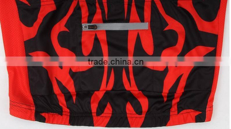 hot sale comfortable short sleeve breathable cycling jersey for summer