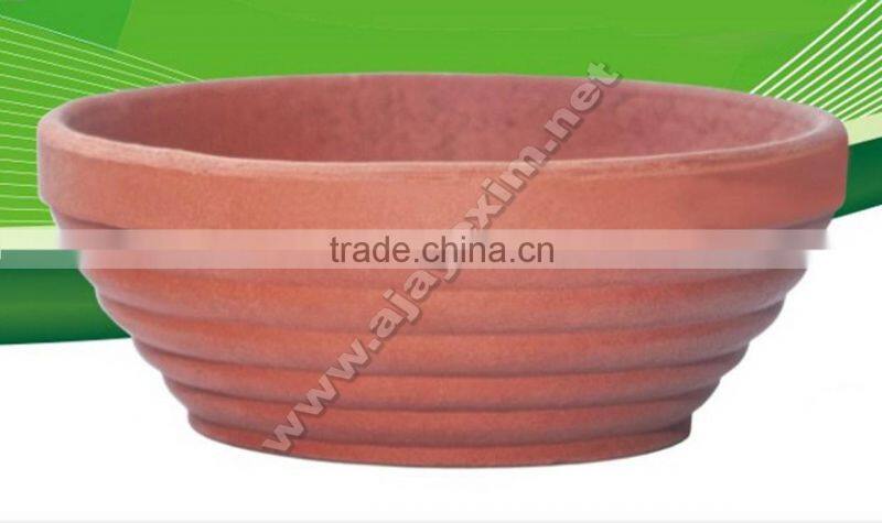 Unglazed Clay Serving Bowls