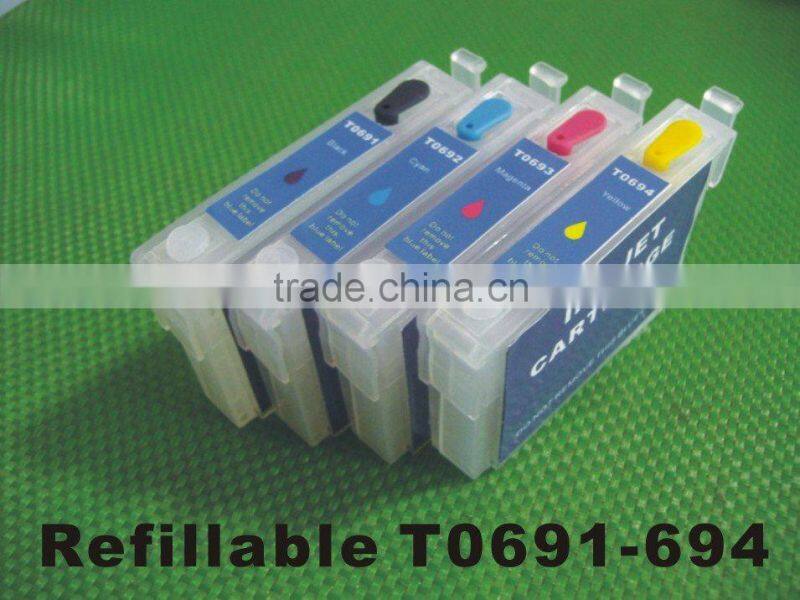 (RCE691-694) refillable ink inkjet cartridge for Epson T0691-694 69 CX7450/C120/N11 workforce 310/315/600/610/615/1100/30/40/500
