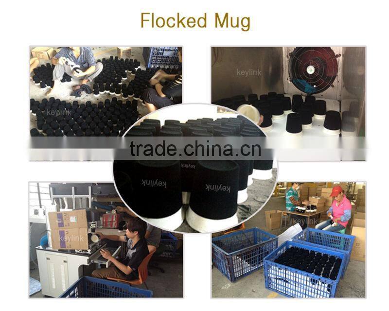 Beatiful color creative flock coffee mug as gift