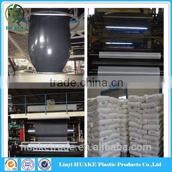 PE black and white protective film for outdoor