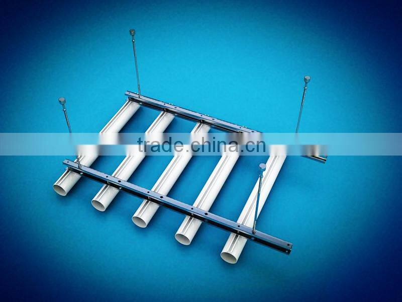 Interior decoration suspended aluminum round tube