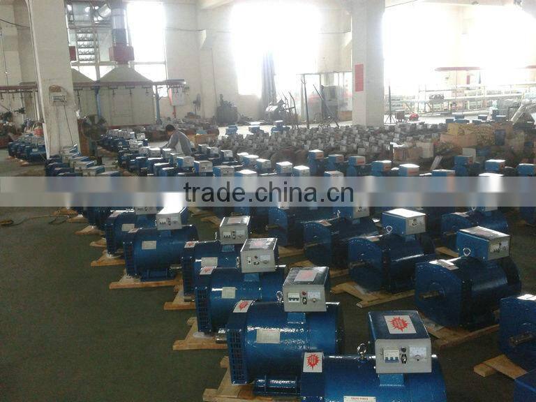 100% copper and 100% output AVR ST 7.5kva AC synchronous generator