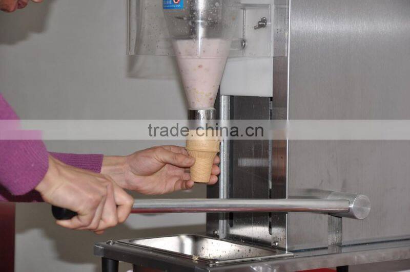 178T Stainless table top ice cream and smoothies mixer with metal cup made in China
