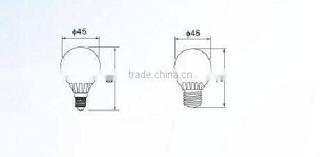 2013 ningbo 2835 SMD 3W E27 LED Lamp with 140 Beam Angle