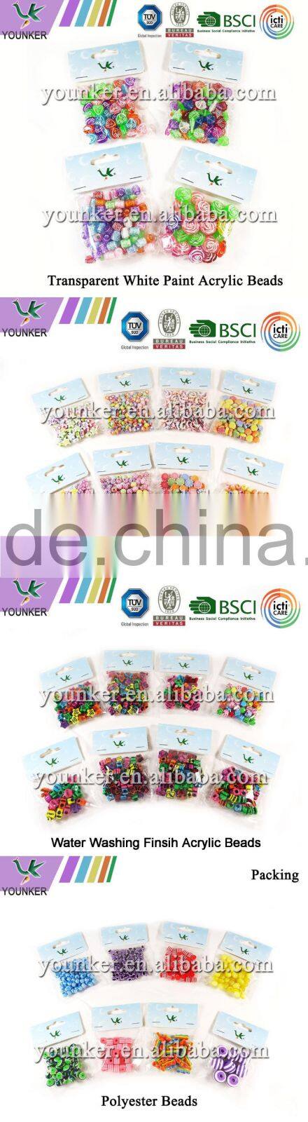 Wholesale Fashionable Plastic beads Pony Beads Glass Seed Beads Used for Jewelry Making And DIY Kits