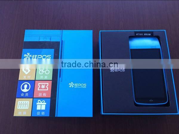 Touch Screen Android handheld POS terminal with thermal printer, POS terminal with EMV