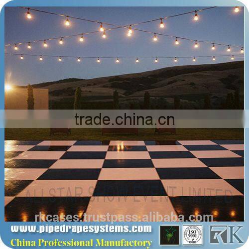 Hot sale plastic dance floor for dance party and wedding