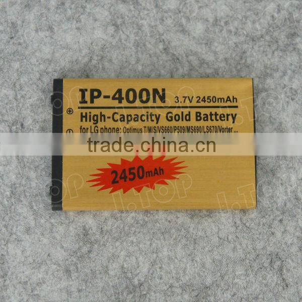 For LG GW820 /GW880 / GW620 / GM750 / GP750 / P500 / MS690 Battery 1500mAh IP-400N Battery