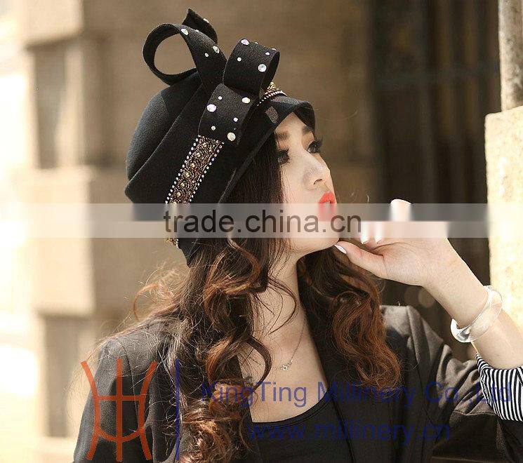 2014 Australia newly designed fashion lady's wool felt hat