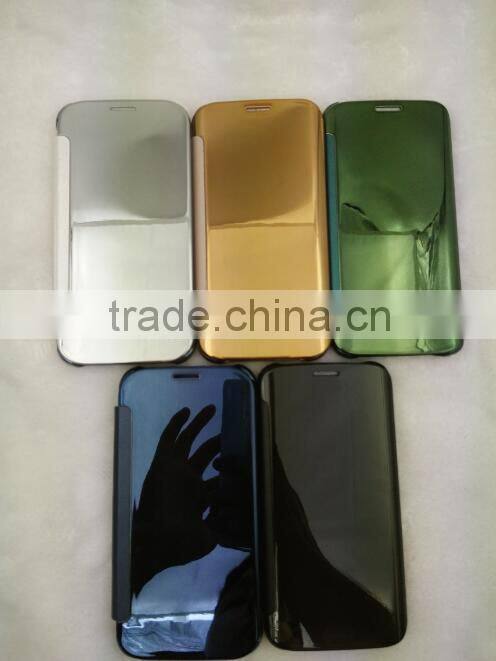 Top Grade For Samsung Note 5 Transparent Mirror View Smart Cover