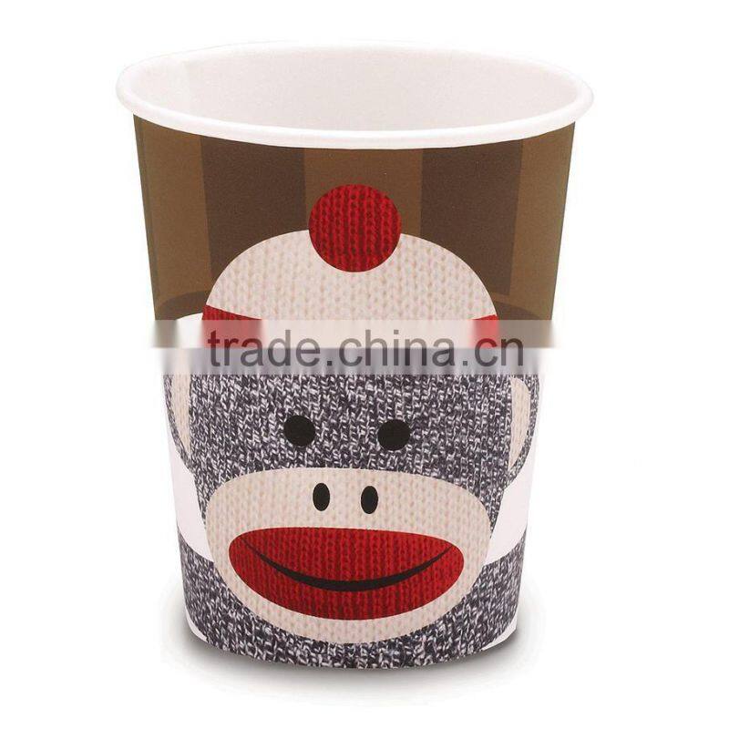 Biodegradable colorful 200ml paper cups for coffee