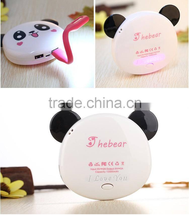 Smart universal power bank cartoons with lovely icon