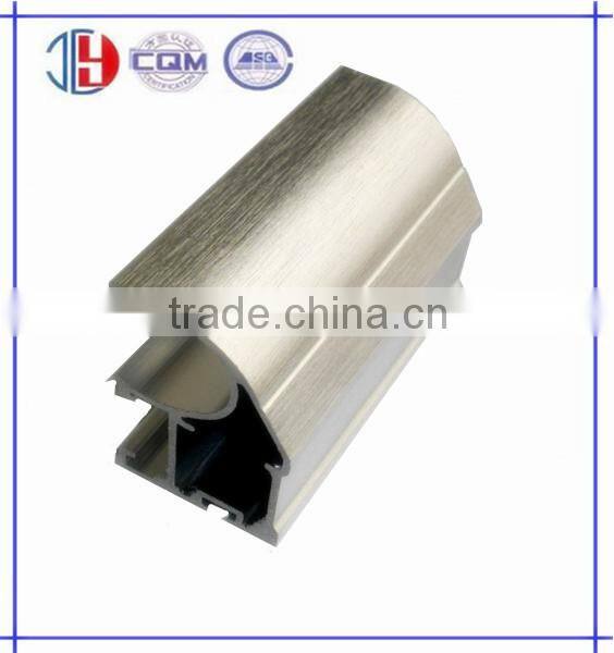 Oval aluminum profile for sliding wardrobe