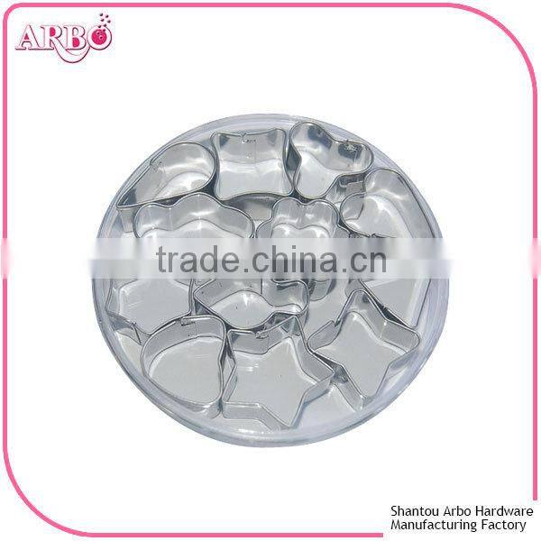 Food grade different shape Stainless Steel cookie cake mold