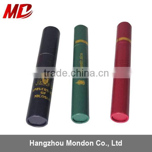 Gold Foil Stamped Colorful Diploma Tube