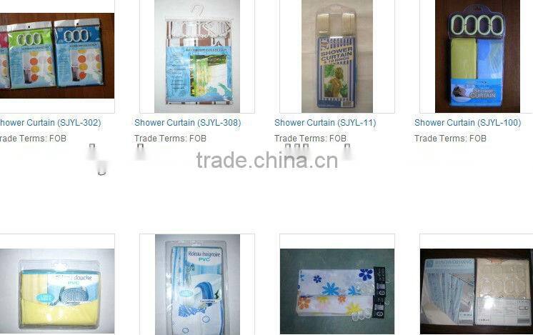 High quality peva shower curtain custom printed