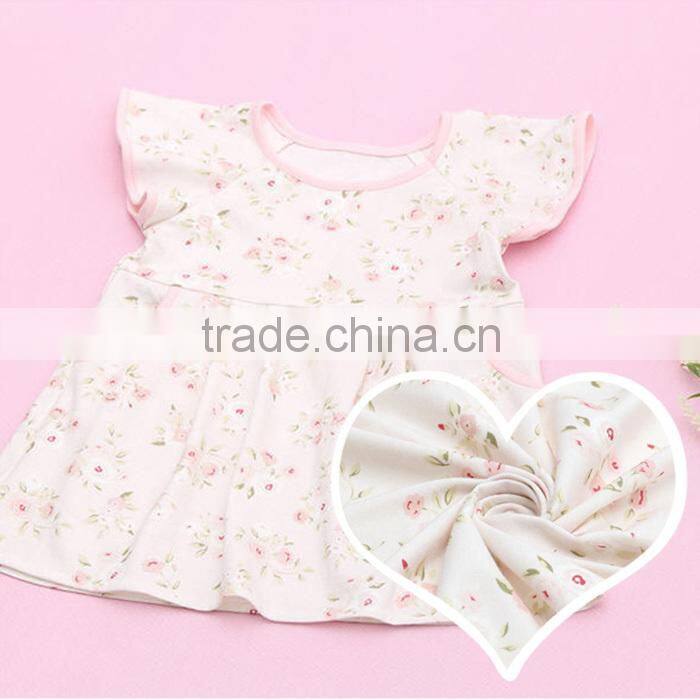 Printed Customized cotton jersey panels print fabric