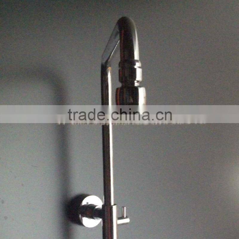hotel use stainless steel bathroom accessory luxury shower kit
