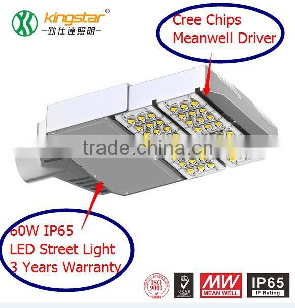 King star led IP65 LED Street Lighting led Road Light LED Street Light 65W