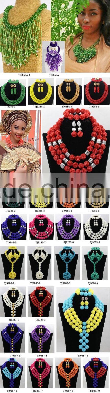 2016 Fashion jewelry display set for party/Beads jewelry set for ladies/New model jewelry set for Bride