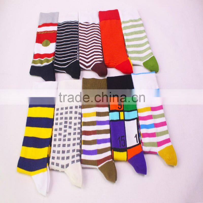 100 Cotton In Stock Cartoon Dress Tube Socks