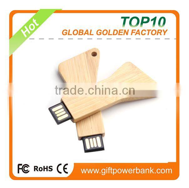 Free shipping wood key shape bulk buy usb driver