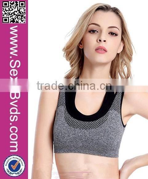 2016 Fashion Style women stretch top rank yoga fitness push up fit sports bra