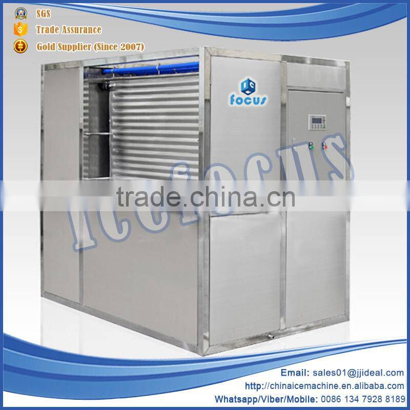 8Ton/day water cooled cheap large capacity commercial plate ice machines ice maker portable machine