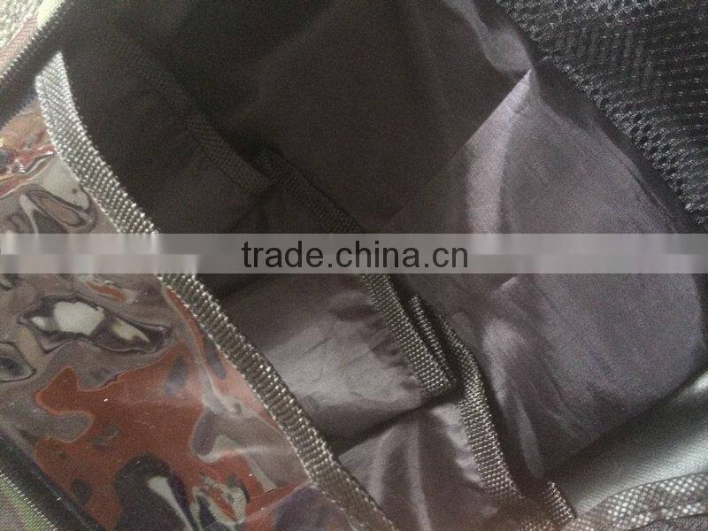 fashionable leather cosmetic bags / beauty cases for women / new arrival genuine leather cosmetic bags