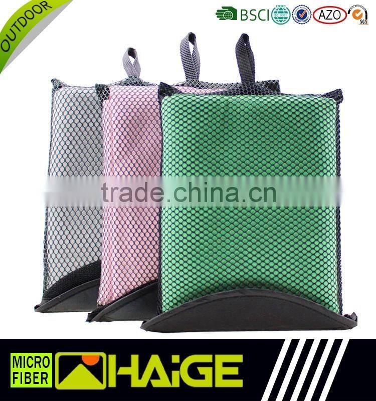 Suede microfiber travel/sports/gym/camping towel