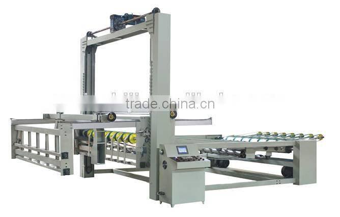 Automatic corrugated cardboard carton box packing printing making machine