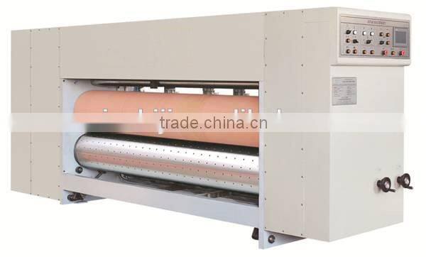 Automatic corrugated cardboard carton box packing printing making machine