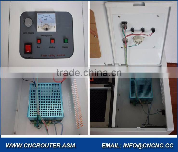 40W 50W 60W CO2 Mini Acrylic Laser Engraving Machine 300*300MM With Honey Comb Table Infrared Positioning System ZK-3030